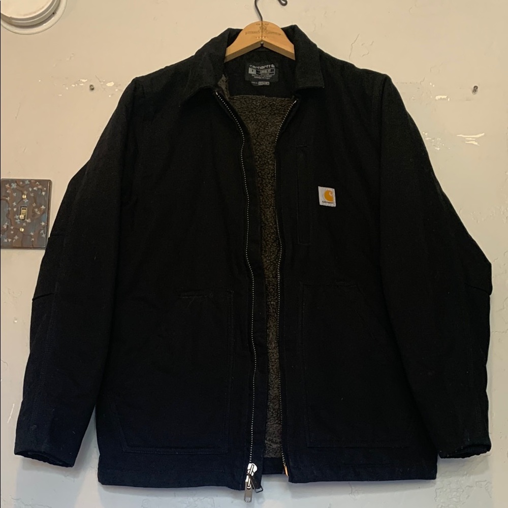 Carhartt Canvas Black Coat
